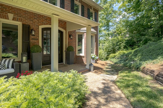 716 Split Rail Dr, Brentwood, TN 37027 - entrance to property with brick siding and covered porch