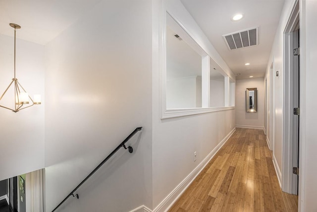 716 Split Rail Dr, Brentwood, TN 37027 - hallway featuring light wood-type flooring, recessed lighting, and baseboards