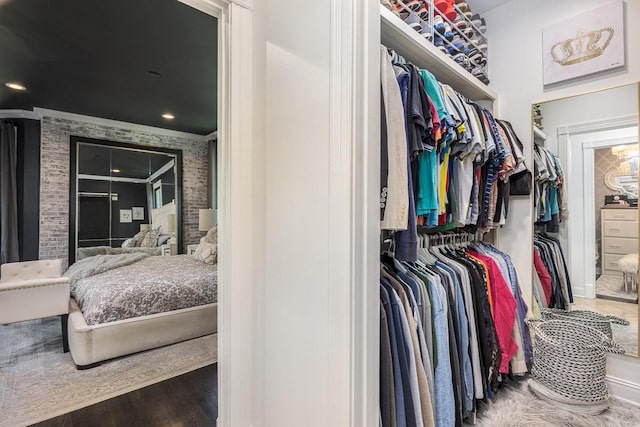 716 Split Rail Dr, Brentwood, TN 37027 - walk in closet featuring wood finished floors