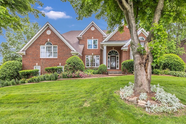 805 Walden Dr, Franklin, TN 37064 - view of front of home featuring brick siding and a front lawn