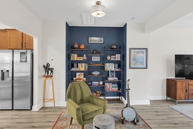 118 Buckfast Ln, Antioch, TN 37013 - sitting room featuring light wood-type flooring and baseboards