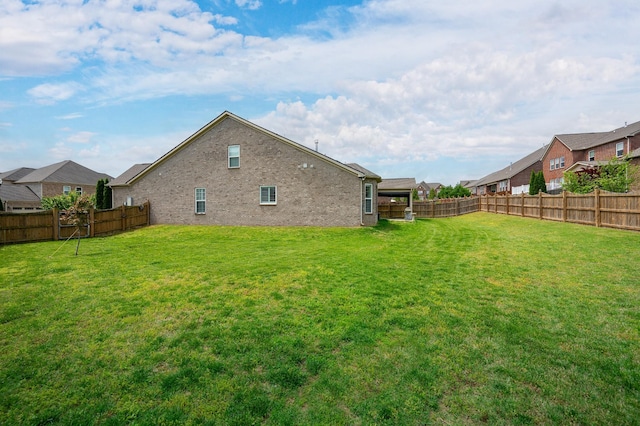 back of property with brick siding