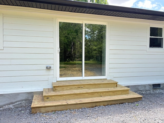 view of entrance to property