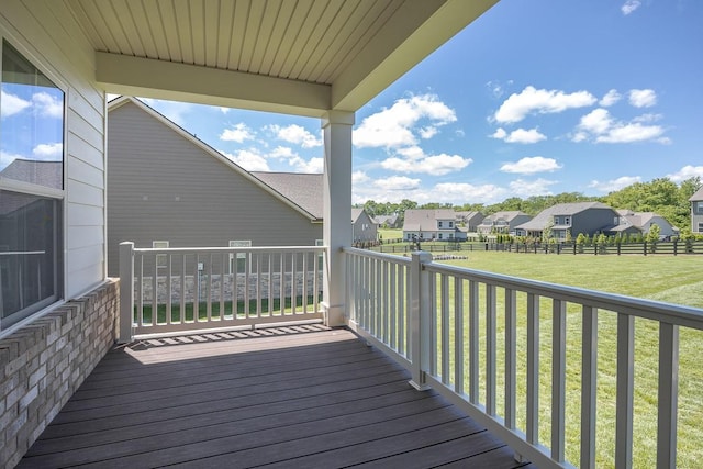 9016 Nestling Ridge Ct, College Grove, TN 37046 - wooden terrace with a residential view