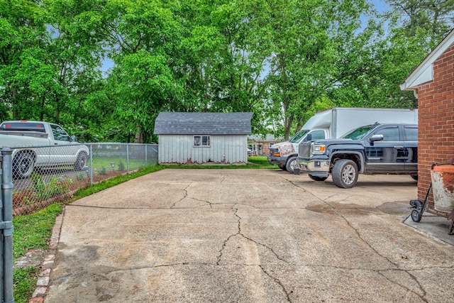 110 Marita Ave, Goodlettsville, TN 37072 - view of parking / parking lot featuring fence and view of wooded area