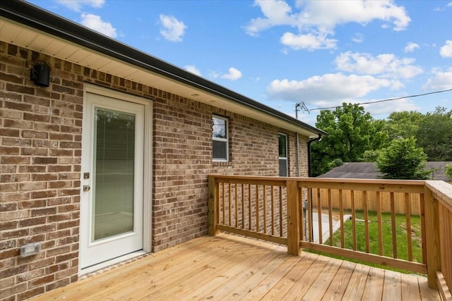 1024 Evans Rd, Burns, TN 37029 - view of wooden deck