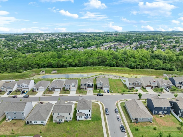 7401 Brady Ln, Antioch, TN 37013 - aerial perspective of suburban area with a nearby body of water