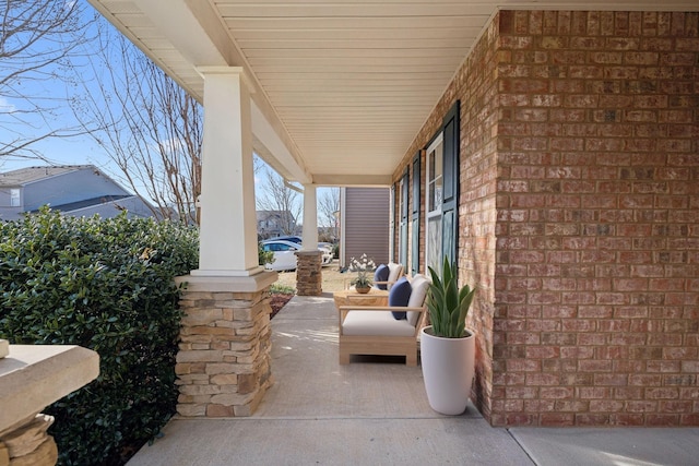 107 Owl Dr, Lebanon, TN 37087 - view of patio featuring covered porch