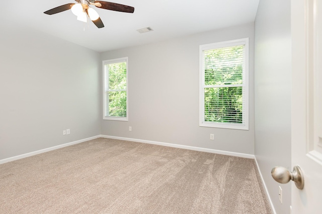 8007 Timber Cove Dr, Mount Juliet, TN 37122 - unfurnished room with healthy amount of natural light, a ceiling fan, and baseboards