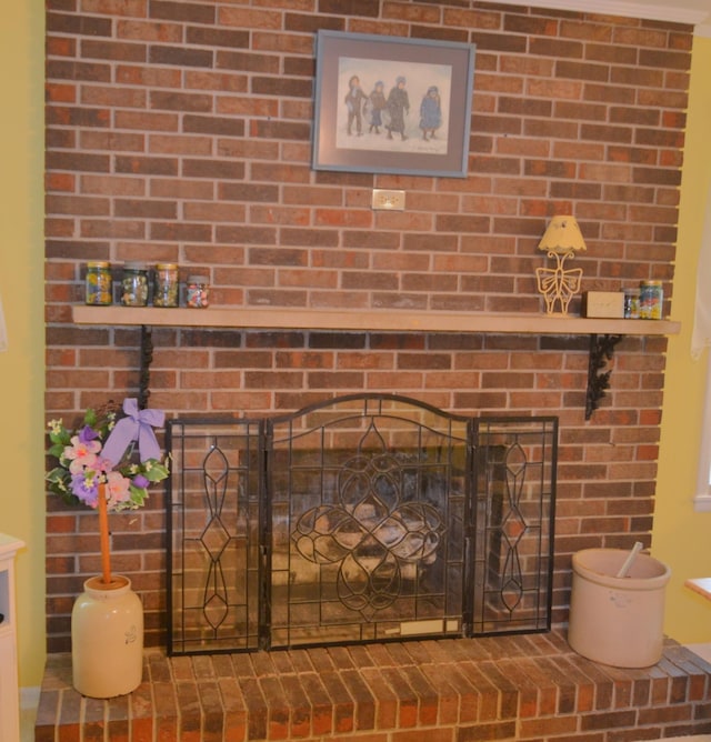 1210 Stewart Dr, Pulaski, TN 38478 - detailed view of a fireplace