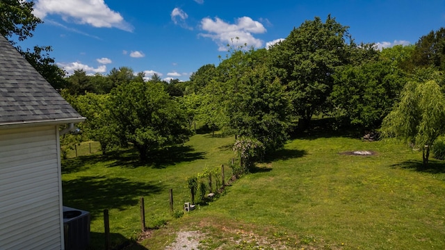 860 Dixie Bee Rd, Adams, TN 37010 - view of green lawn with cooling unit