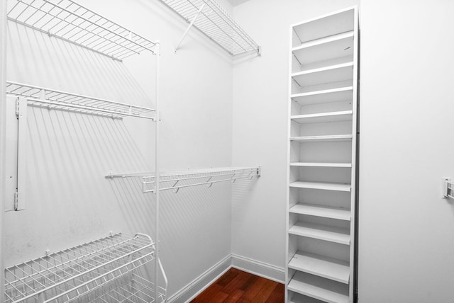 411 Lake Pointe Dr, Clarksville, TN 37043 - spacious closet featuring dark wood-type flooring