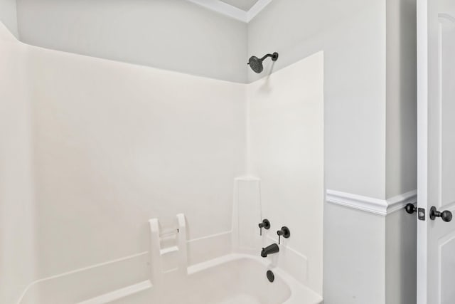 1950 Norton Rd, Lawrenceburg, TN 38464 - bathroom with shower / tub combination and crown molding