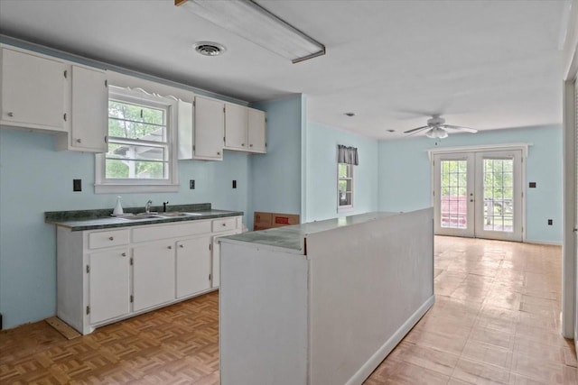 7158 Bahne Rd, Fairview, TN 37062 - kitchen with a sink, plenty of natural light, and white cabinets