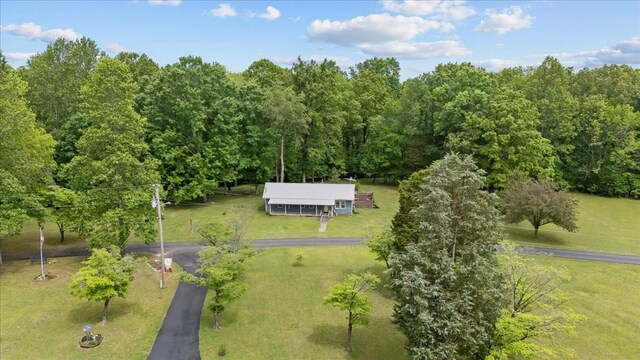 7158 Bahne Rd, Fairview, TN 37062 - drone / aerial view of a heavily wooded area