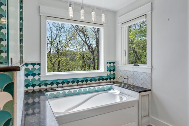 3910 Brick Church Pike, Nashville, TN 37207 - full bathroom featuring healthy amount of natural light and a garden tub