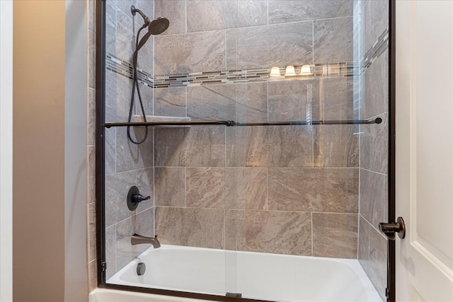 bathroom featuring shower / washtub combination