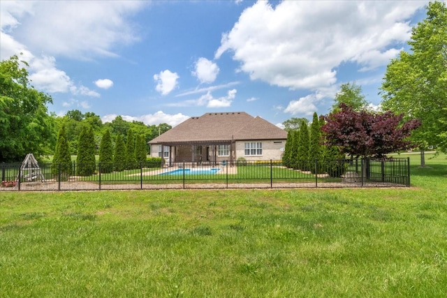 view of back of property