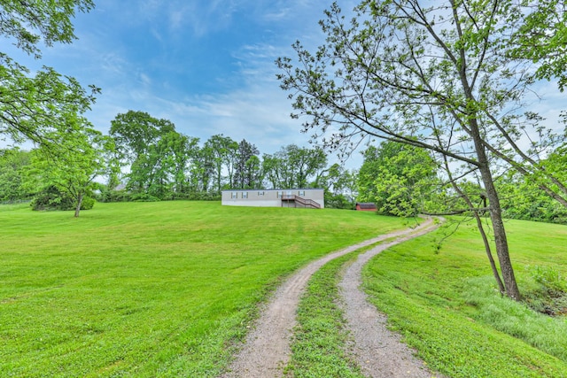 1687 Columbia Rock Rd, Columbia, TN 38401 - view of grassy yard with dirt driveway