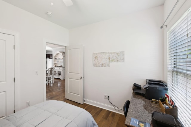 589 Smoky Mountains Dr, Gallatin, TN 37066 - bedroom featuring wood finished floors, baseboards, and a ceiling fan