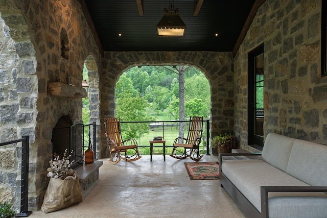 5564 Wilkins Branch Rd, Franklin, TN 37064 - view of patio with an outdoor hangout area