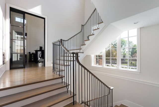 1461 Witherspoon Dr, Brentwood, TN 37027 - staircase with wood finished floors