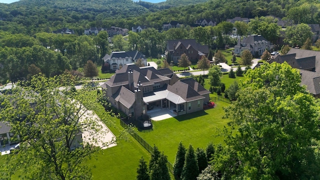 1461 Witherspoon Dr, Brentwood, TN 37027 - aerial perspective of suburban area featuring a forest