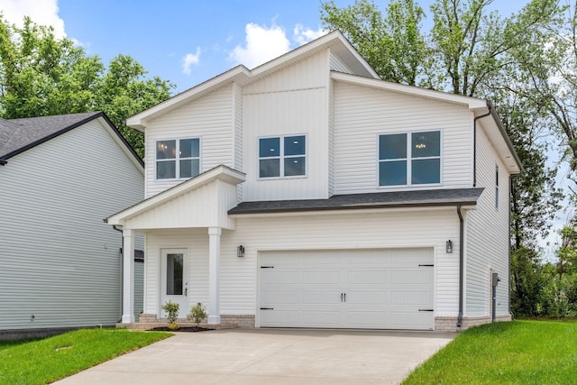 209 Wesson Dr, Clarksville, TN 37043 - view of front of house with a garage and concrete driveway