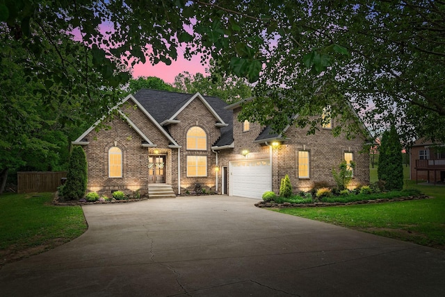 3031 Trice Pl, Lebanon, TN 37087 - traditional home featuring concrete driveway and brick siding