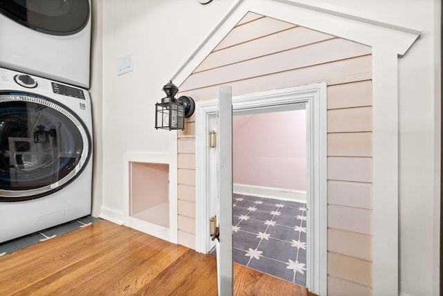 3031 Trice Pl, Lebanon, TN 37087 - washroom with stacked washer / dryer