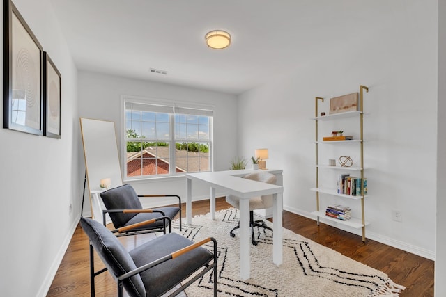 1206 Forest Lake Ct, Franklin, TN 37064 - office featuring baseboards and wood finished floors