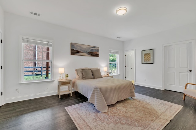 1206 Forest Lake Ct, Franklin, TN 37064 - bedroom with dark wood finished floors and baseboards