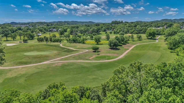 1206 Forest Lake Ct, Franklin, TN 37064 - drone / aerial view of mountains and a golf club