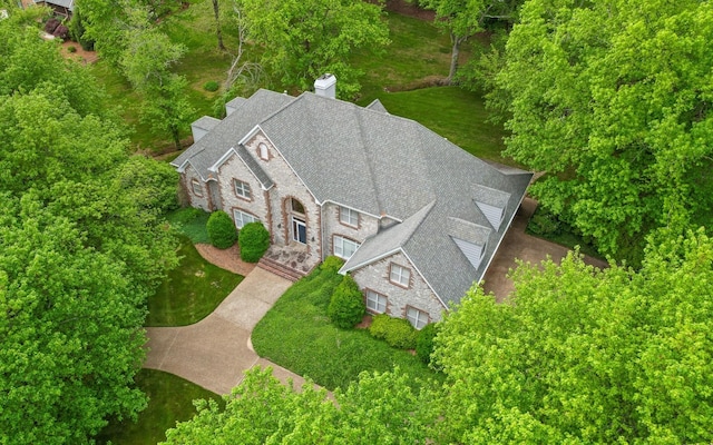 aerial view of property and surrounding area