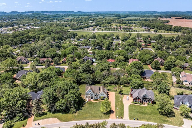 aerial perspective of suburban area