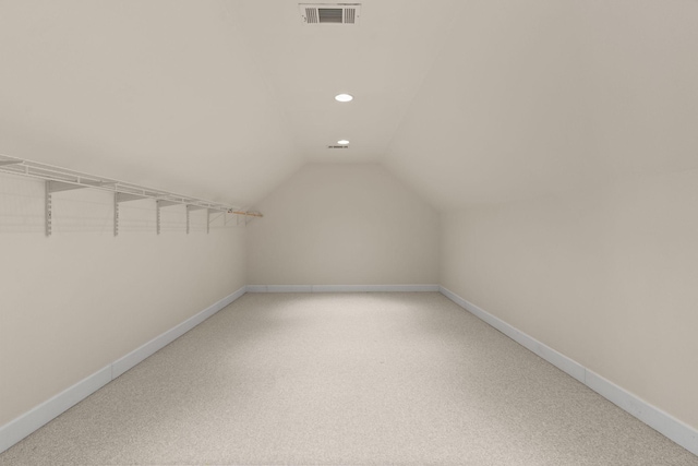 1115 Rossifer Ct, Gallatin, TN 37066 - walk in closet featuring lofted ceiling and light colored carpet