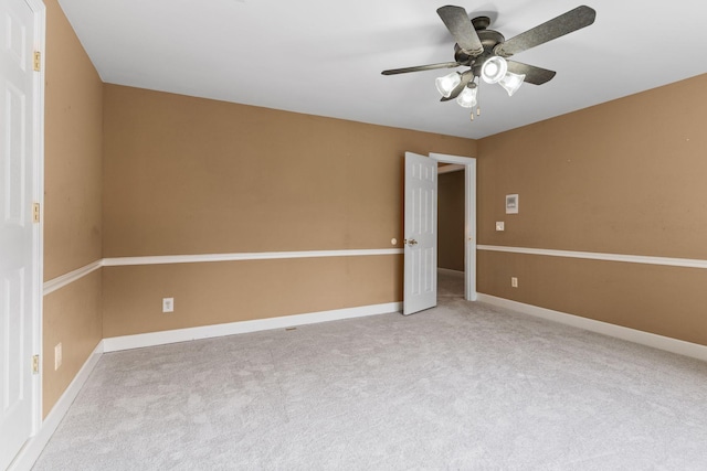 1115 Rossifer Ct, Gallatin, TN 37066 - carpeted empty room with a ceiling fan and baseboards