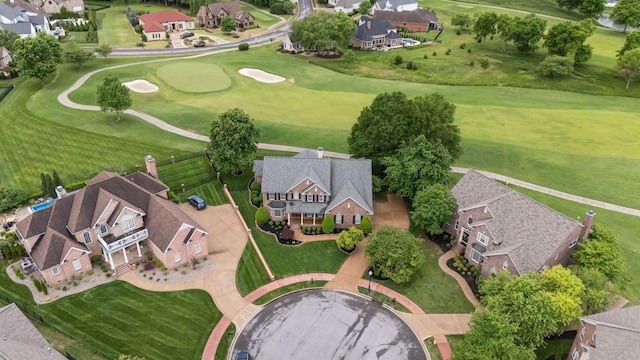 1115 Rossifer Ct, Gallatin, TN 37066 - aerial view of property's location featuring nearby suburban area and a local golf course