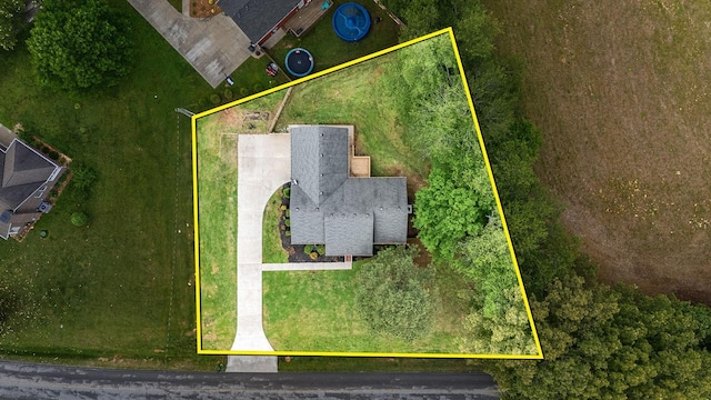 1165 Short Springs Rd, Tullahoma, TN 37388 - aerial view of property's location featuring property parcel outlined