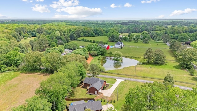 1165 Short Springs Rd, Tullahoma, TN 37388 - drone / aerial view of a large body of water and a forest