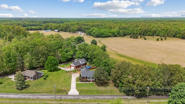 1165 Short Springs Rd, Tullahoma, TN 37388 - drone / aerial view of a heavily wooded area