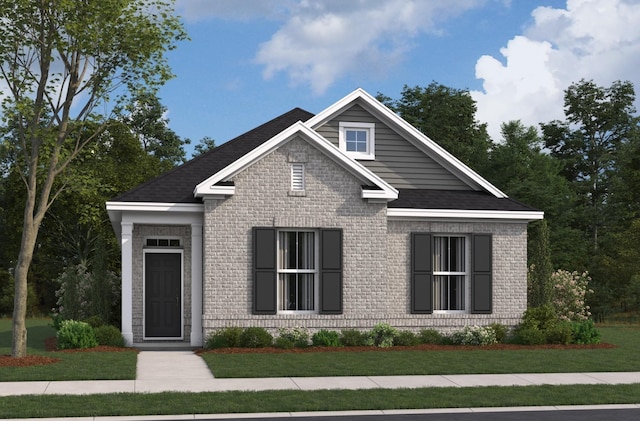 1507 Codah Dr, Mount Juliet, TN 37122 - craftsman inspired home with brick siding, a front yard, and a shingled roof