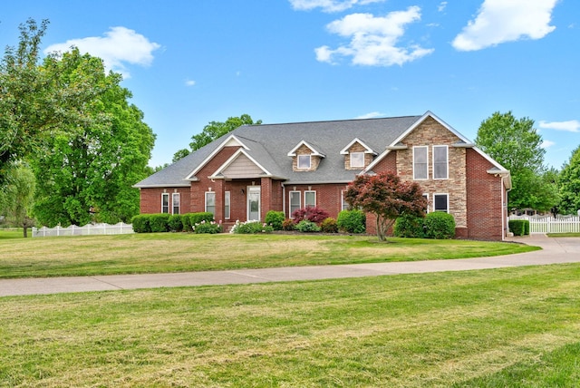 view of front of property with brick siding
