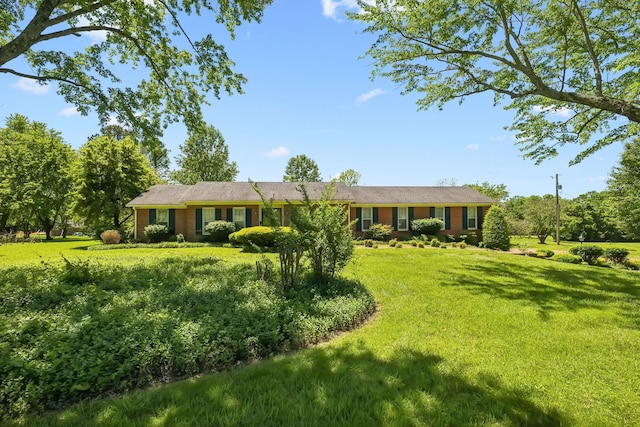 9209 Concord Rd, Brentwood, TN 37027 - ranch-style house with a front yard
