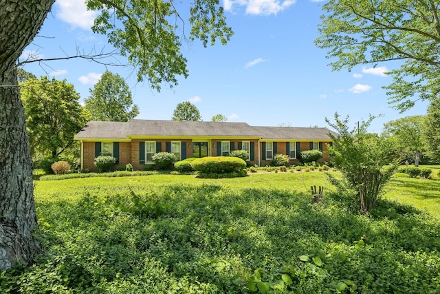 9209 Concord Rd, Brentwood, TN 37027 - ranch-style house featuring brick siding and a front yard