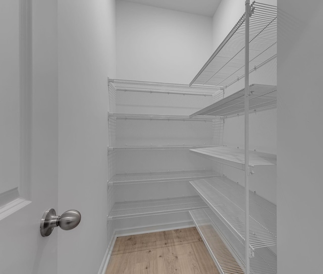 view of storage area