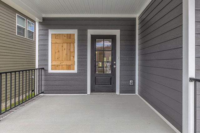 view of entrance to property