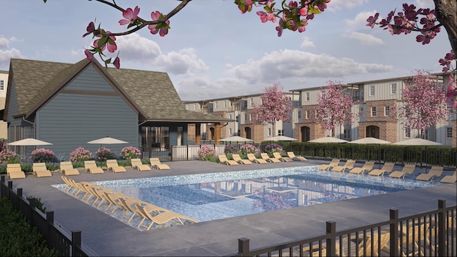 243 Nesbitt Ln, Madison, TN 37115 - community pool with fence