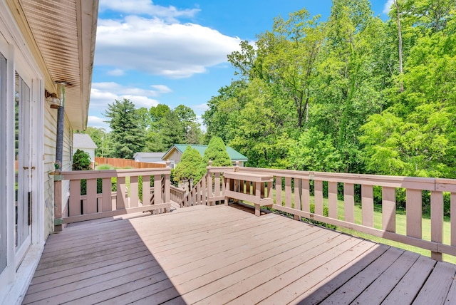 view of deck