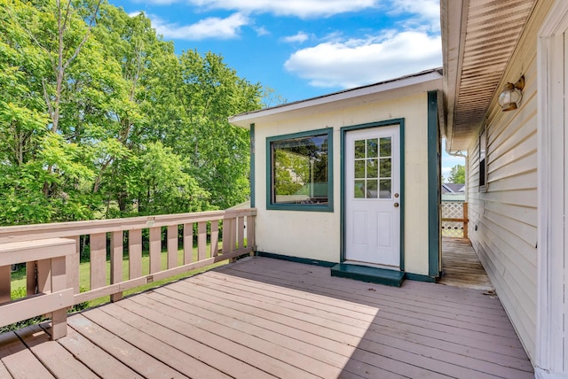 view of deck